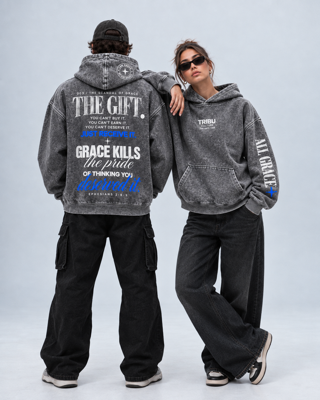 Hoodie Acid Wash - The GIFT